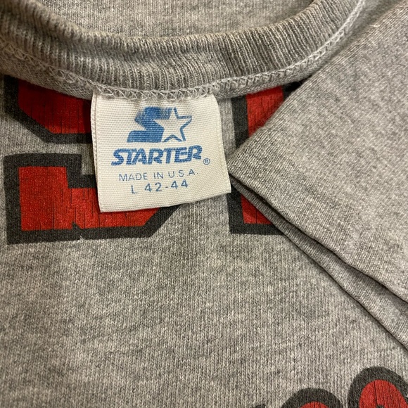 Rare Vintage 80s Starter Boston Braves T-Shirt - Picture 3 of 3